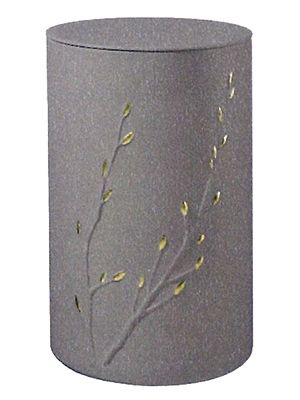 Naturstoffurne Rondo Zen Mandel Gold